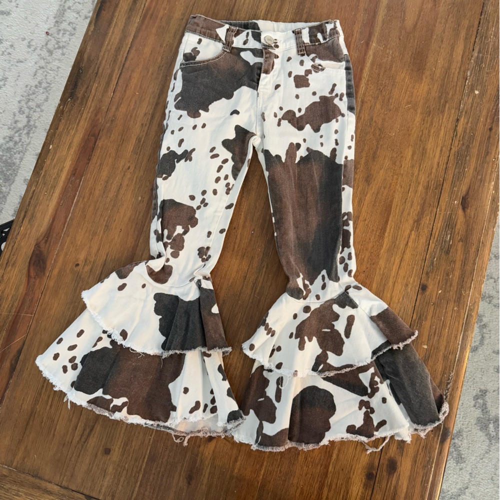 Cowprint jeans